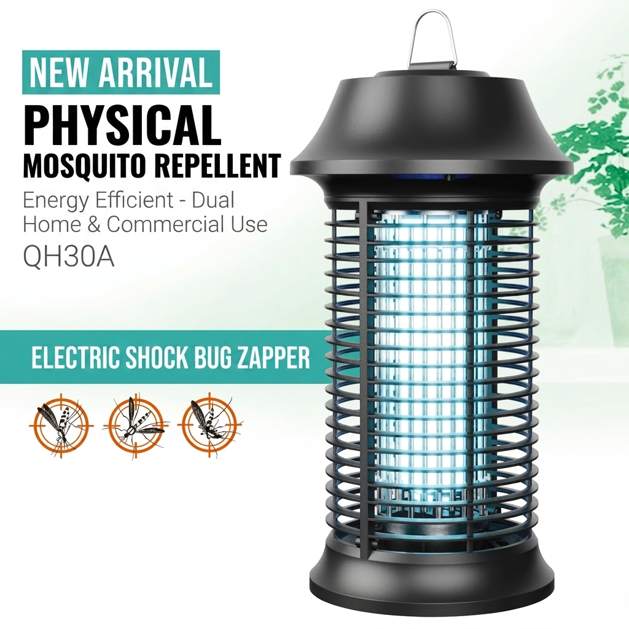 QH30A Classic Umbrella-Top Electronic Bug Zapper for Home and Office