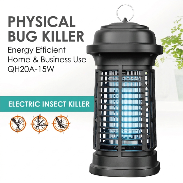 QH20A-15W Heavy-Duty 15W Lantern Bug Zapper for Large Areas