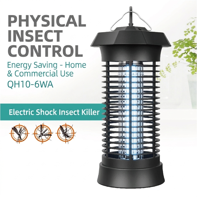 QH10-6WA Heavy-Duty 6W Electronic Zapper for Large Spaces