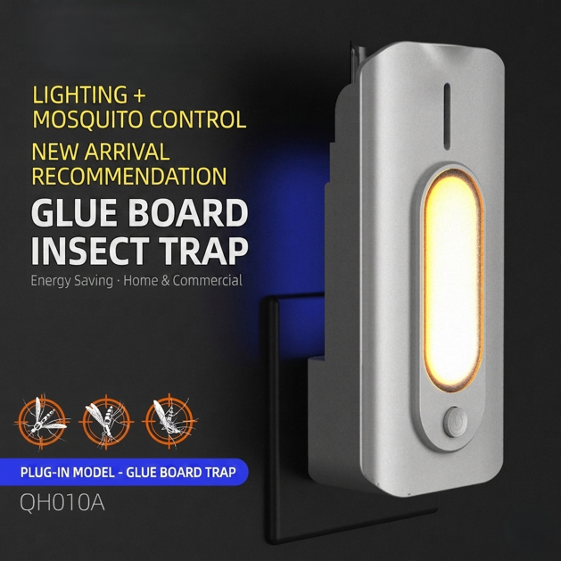 KOLMA 2-in-1 UV-LED Sticky Mosquito Trap with Warm Night Light (QH010A) UV mosquito trap image