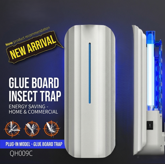 QH009C Silent Sticky Fly Trap - White Edition