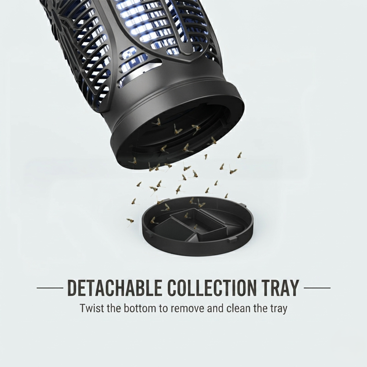 Large Removable Collection Tray for Easy Maintenance