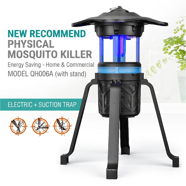 Kolma QH006A IPX4 Waterproof Photocatalyst Mosquito Killer with Detachable Support Frame for Camping.