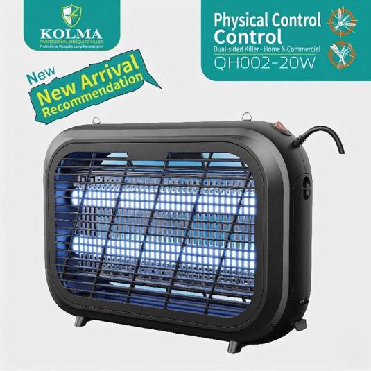 Black Electric Insect Killer QH002 - 3000V High Voltage Grid for Pest Control