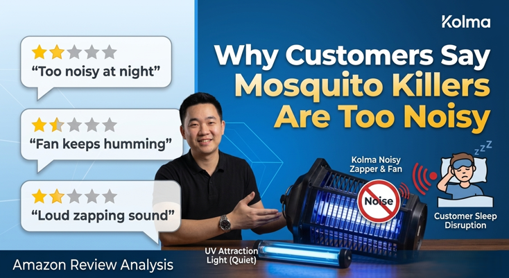 Why Customers Say Mosquito Killers Are Too Noisy: What Amazon Reviews Reveal