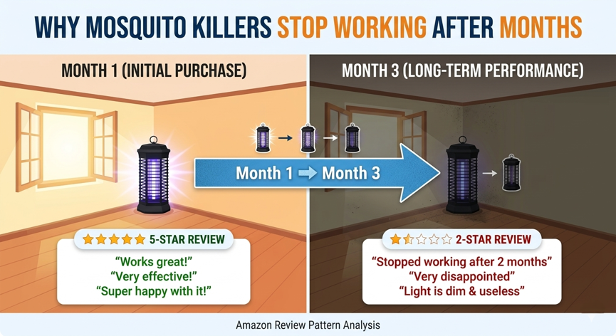 Why Mosquito Killers Stop Working After a Few Months: What Customers Experience on Amazon